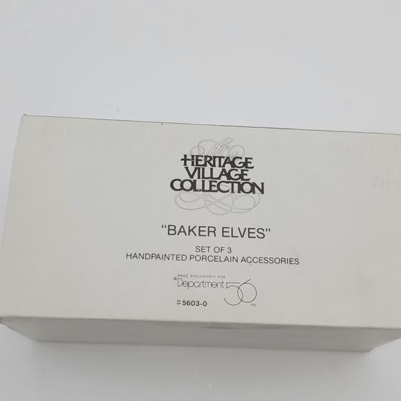 Department 56 Heritage Village "Bakers Elves" #5603-0 - Picture 8 of 8